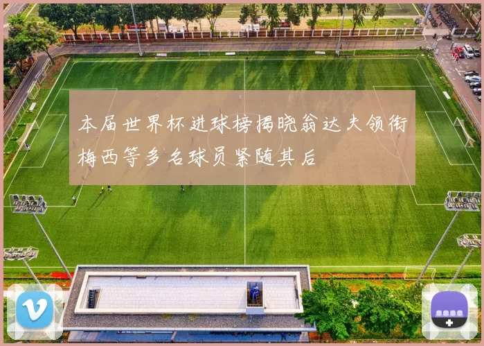 本届世界杯进球榜揭晓翁达夫领衔梅西等多名球员紧随其后